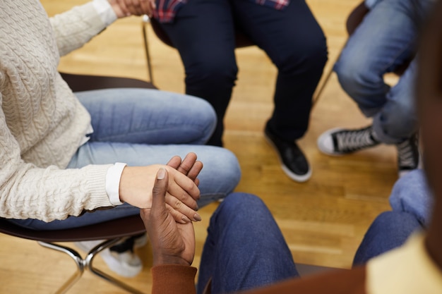 Gebedscirkel in steungroep