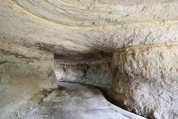 Gebeeldhouwde tunnel in Cappadocië