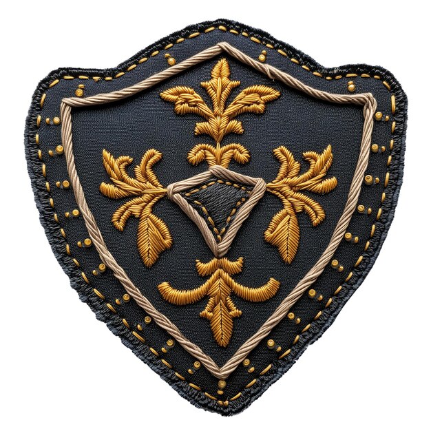 Geborduurde schildbadge