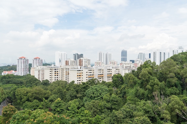 Gebouw in de stad van Singapore.