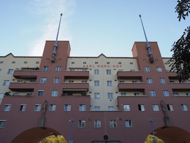 Gebouw KarlMarxHof in Wenen