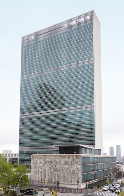 Gebouw van de verenigde naties in new york