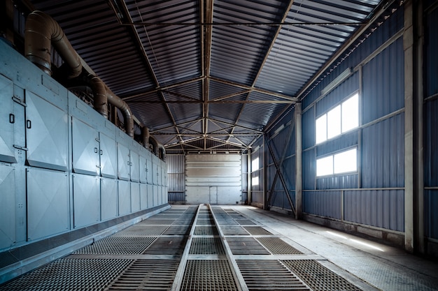 Gebouw voor het lossen van tarwe