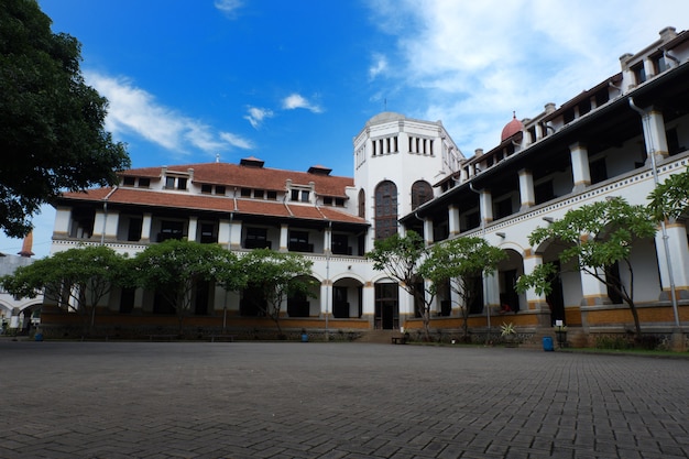 Gebouwen en architectuur, de bestemming van lawang sewu, semarang, indonesië