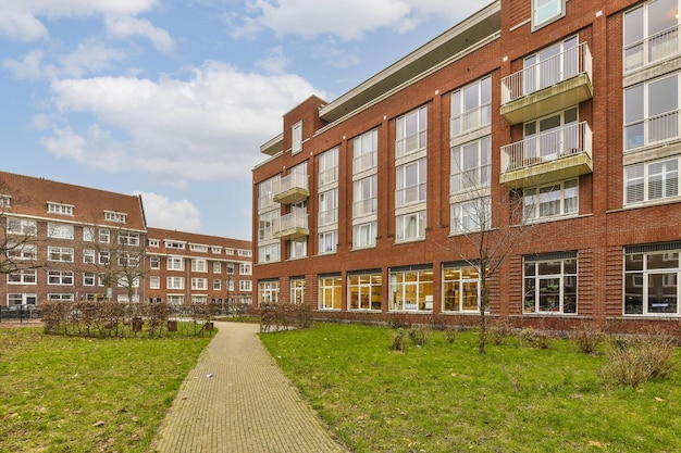 Gebouwen in de stad tegen de lucht