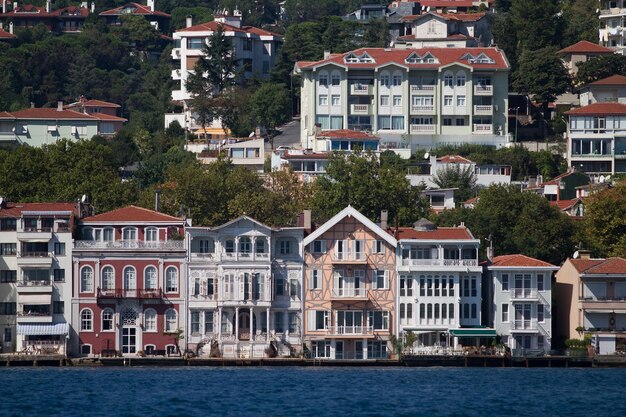 Gebouwen in de Straat van Bosporus