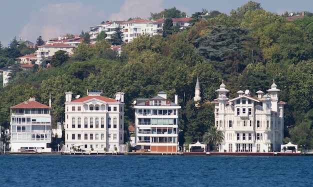 Gebouwen in de Straat van Bosporus