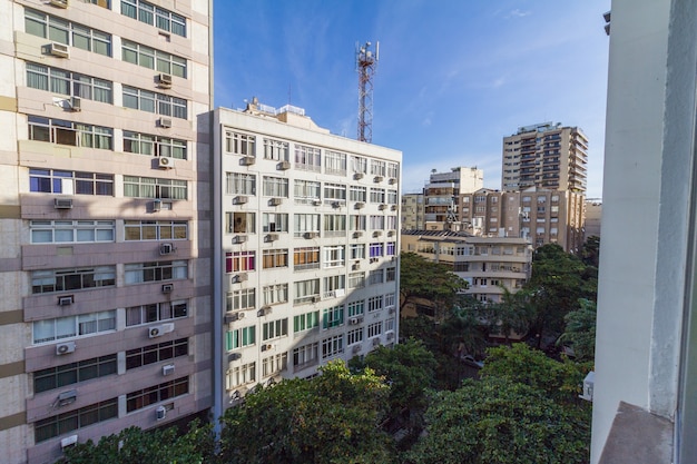 Gebouwen in de wijk Copacabana in Rio de Janeiro, Brazilië.