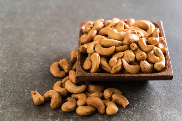 Gebrande cashewnoten