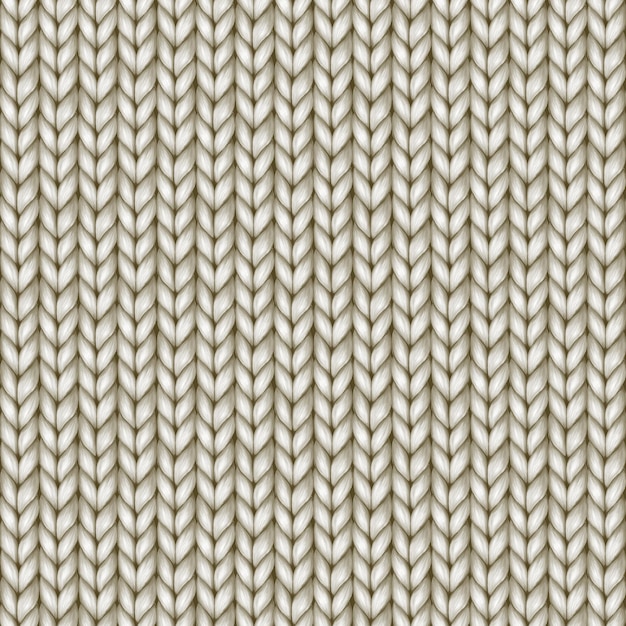 Gebreide trui textuur Naadloos patroon met verweven draden Handgemaakte warme kleding achtergrond Illustratie voor gezellige winter print briefpapierontwerp