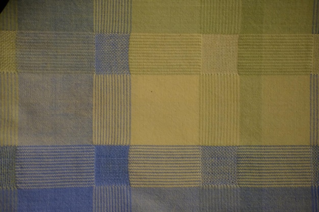 Gebreide wol plaid achtergrondpatroon traditionele warme geruite handgemaakte steek