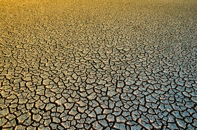 Foto gebroken grond in pampas-omgeving patagonië argentinië