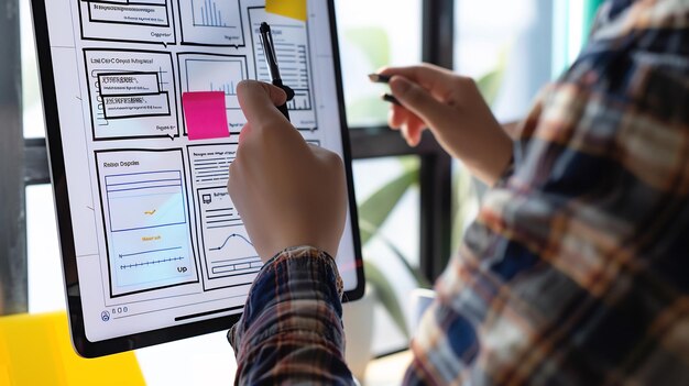 Gebruikerservaring UX-interface benadrukt het belang van informatiearchitectuur IA interactie ontwerp