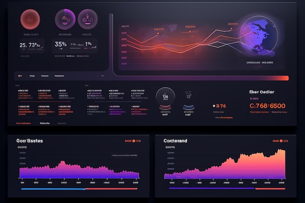 Foto gebruikersinterface dashboard