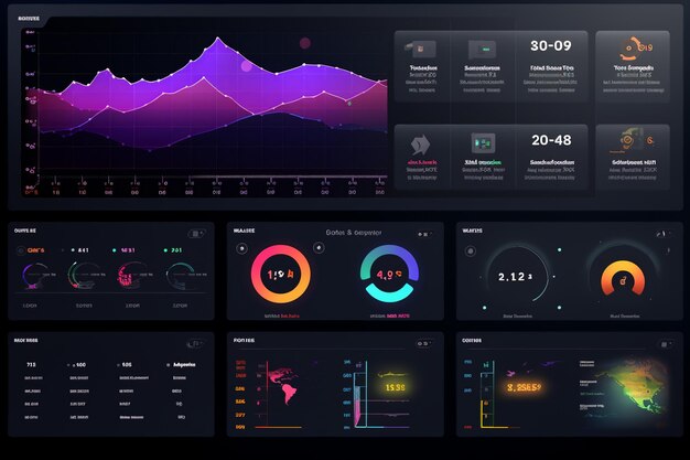 Foto gebruikersinterface dashboard