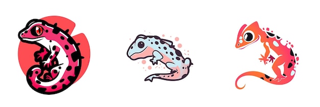 Photo gecko logo 2d