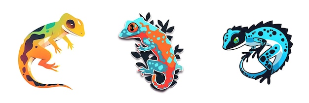 Photo gecko logo 2d