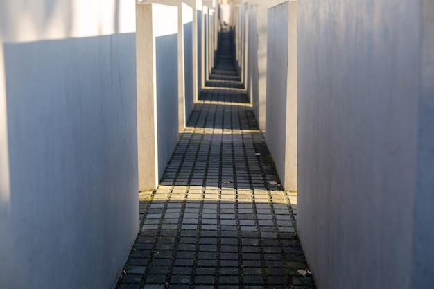 Gedenkteken voor de vermoorde Joden van Europa in Berlijn, Duitsland, december 2018.