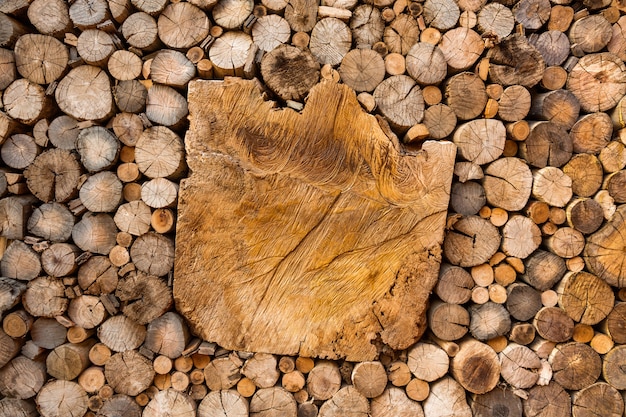 Gedessineerde oppervlak van het hout voor de achtergrond.