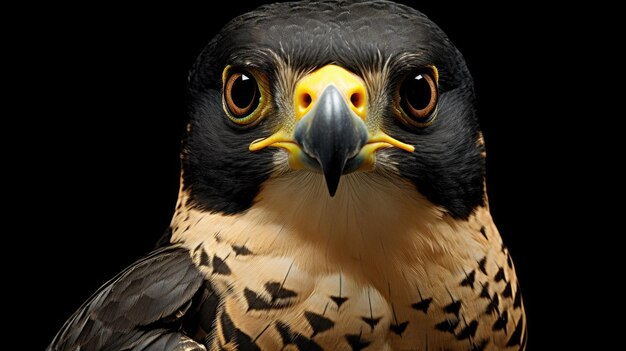 Gedetailleerde close-up afbeelding van een roofvogel Geschikt voor natuurliefhebbers en natuurpublicaties