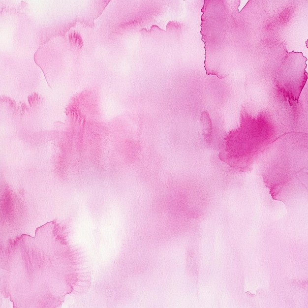 Gedetailleerde met de hand geschilderde roze aquarel achtergrond