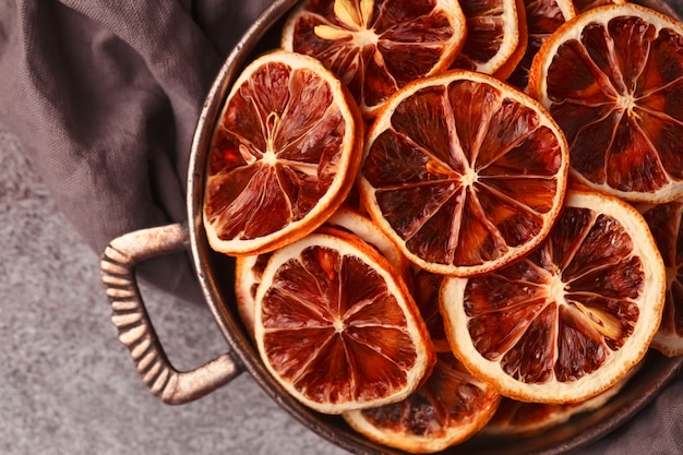 Gedroogde grapefruit segmenten