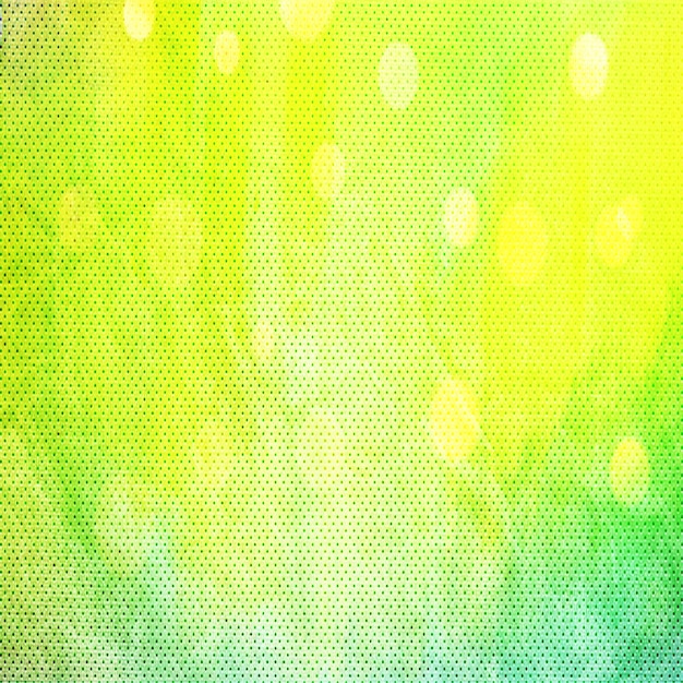 Geel en groen patroon vierkante banner achtergrond