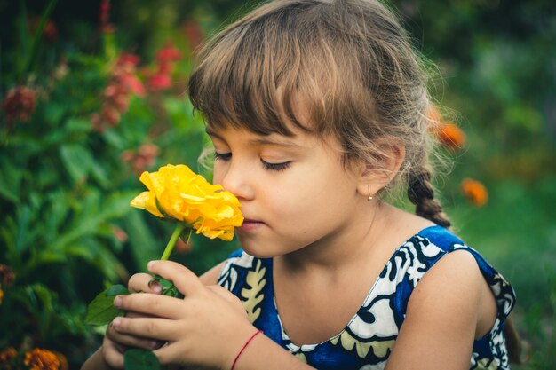 Geel nam jonge tuinman toe