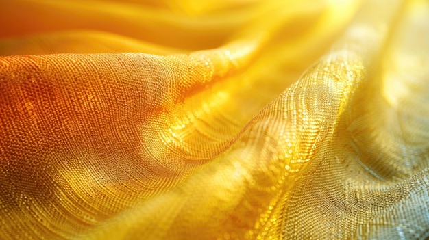 geel palet textiel macro shot