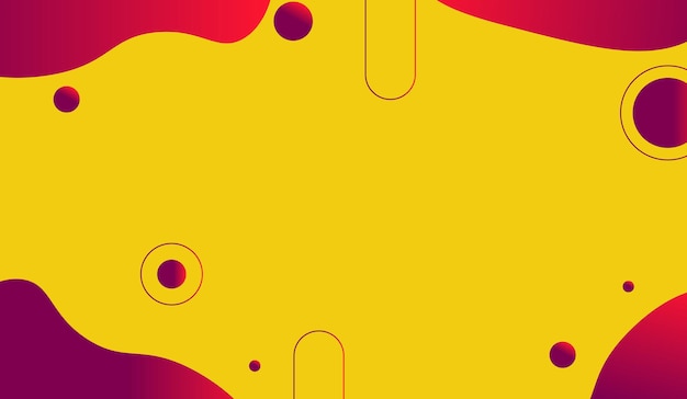 Geel rood abstract achtergrondontwerp gebruiken voor promotie en presentatie van spandoeksjabloon, poster