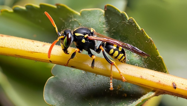 Geelbandige polybia-wes