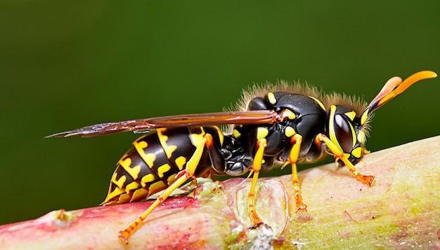 Geelbandige polybia-wes