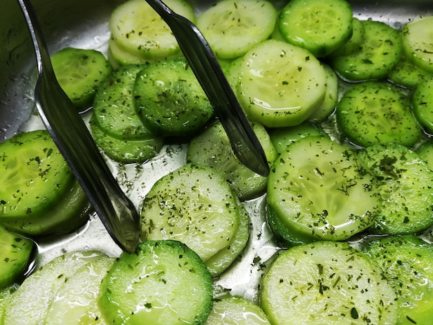 Photo geen cucumber salad