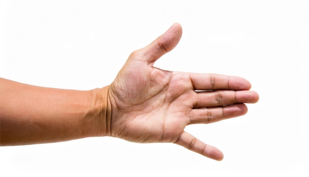 Geest van de hand geïsoleerd