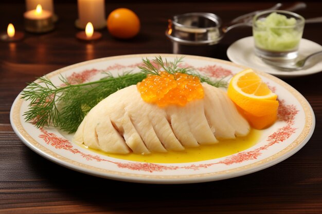 Photo gefilte fish finesse jewish food photo