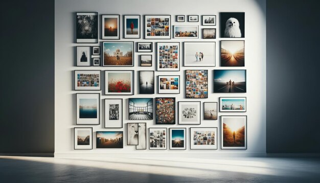 Foto geframeerde foto's muur 11