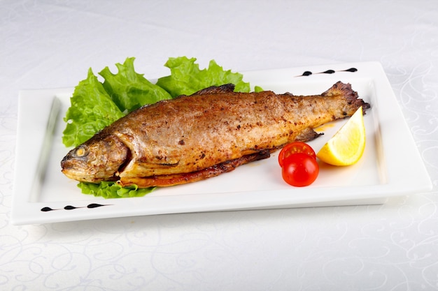 Gegrilde forel