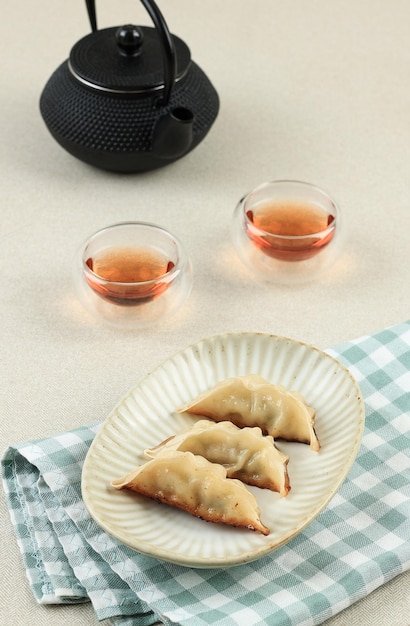 Gegrilde Gyoza Japanse Dumpling