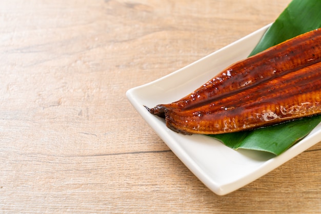 gegrilde paling of gegrilde unagi met saus (Kabayaki). Japans eten.