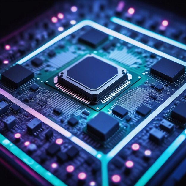 Geïntegreerde microchip schakelbord voor server Centrale computerprocessor