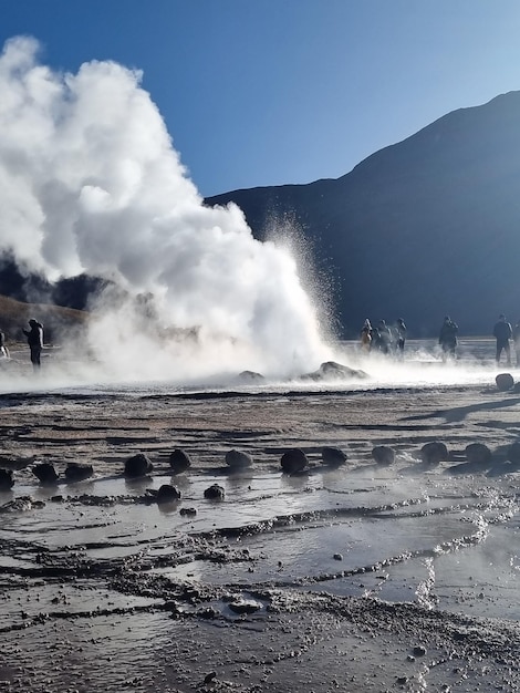 Photo geiser del tatio