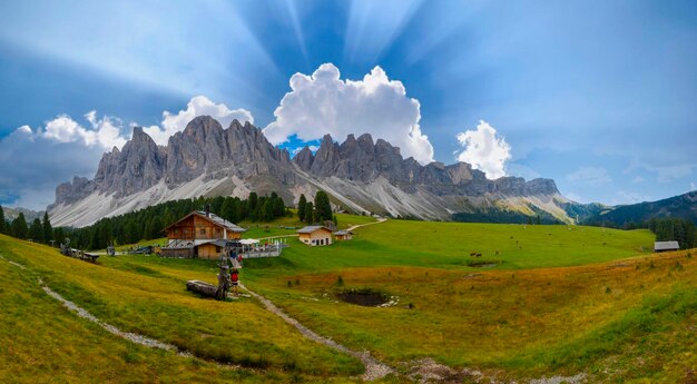 Geisleralm Rifugio Odle Dolomites Italy