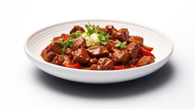 Geïsoleerd Rundvleesgoulash