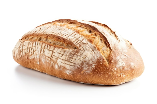 Geïsoleerd vers brood op wit