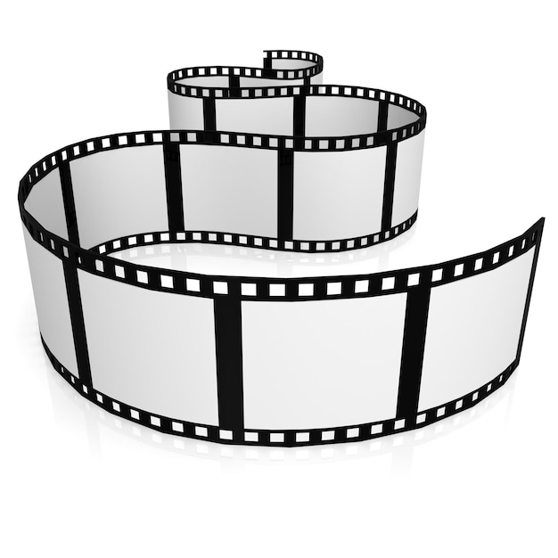 Geïsoleerde filmstrip
