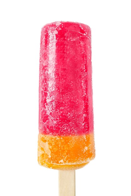 Geïsoleerde fruitpopsicle