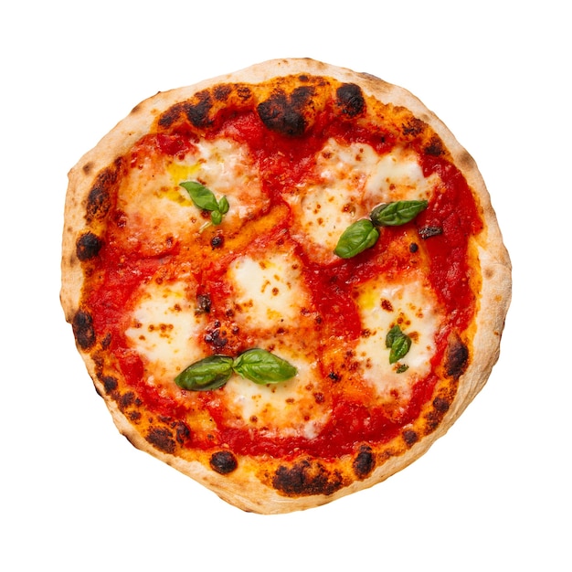 Geïsoleerde heerlijke Napolitaanse Italiaanse pizza
