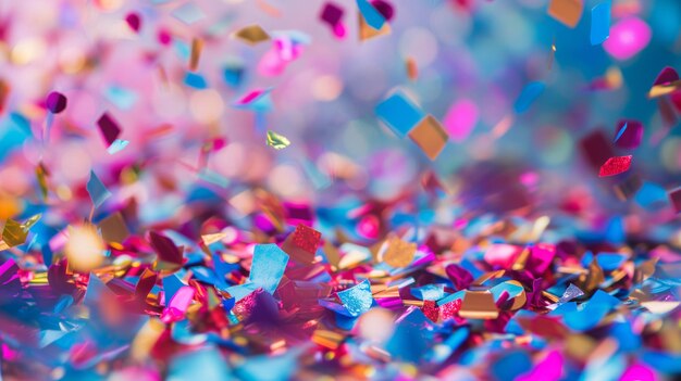 Gekleurde confetti voor verjaardag.