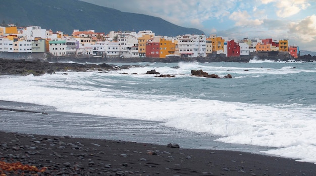 Gekleurde huizen in Puerto de la Cruz