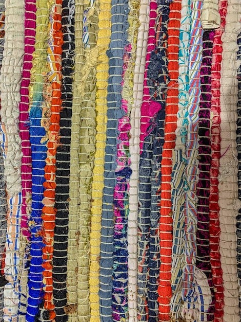 Gekleurde textiel tapijt achtergrond Tapijttextuur